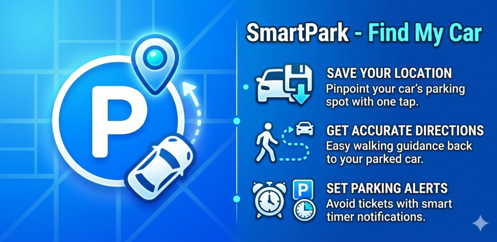 Find My Car: GPS & AR Guidance Tracking