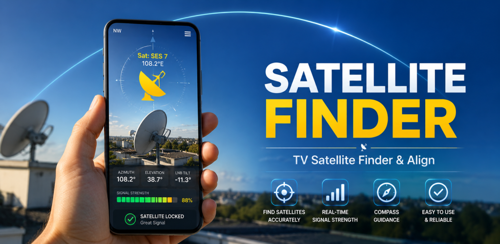Satellite Finder: Dish Aligner