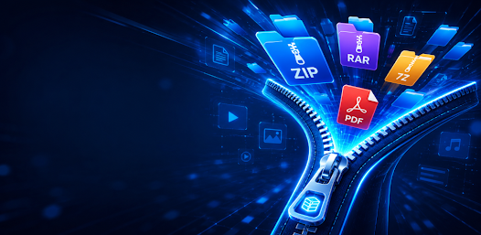 ZIP RAR 7z Extractor & Creator